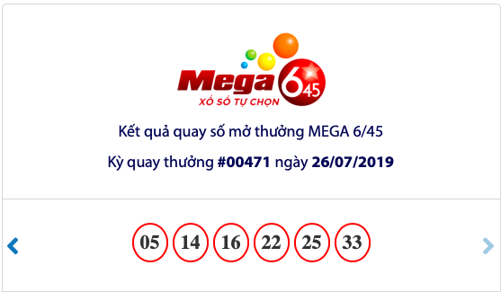 Kết quả xổ số Vietlott hôm nay 27/7/2019: Truy tìm chủ nhân Jackpot hơn 19 tỷ đồng