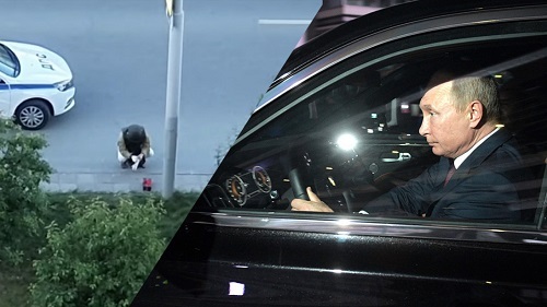 Cài bom giả gần đoàn xe hộ tống Tổng thống Putin, 2 nghi phạm bị bắt giữ
