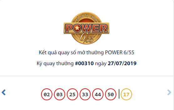 Kết quả xổ số Vietlott ngày 30/7/2019: Tìm chủ nhân cho Jackpot hơn 33 tỷ đồng