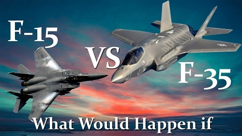 So sánh sức mạnh tiêm kích ‘đại bàng’ F-15 với ‘tia chớp’ F-35