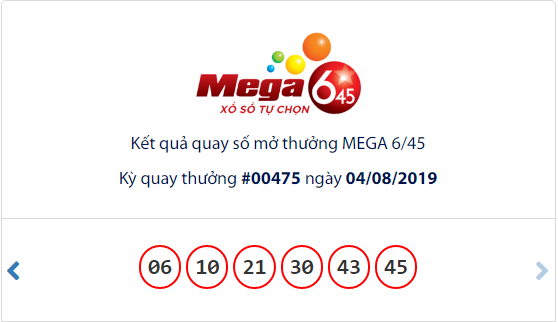 Kết quả xổ số Vietlott hôm nay 7/8/2019: Truy tìm chủ nhân Jackpot hơn 25 tỷ đồng