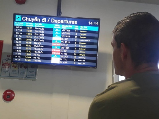 Sân bay Phú Quốc tạm dừng khai thác đến 1h ngày 10/8