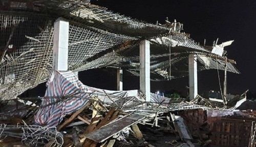 Khởi tố vụ sập giàn giáo công trình khiến 8 người thương vong ở Hải Phòng