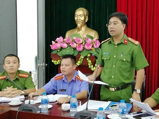Công an quận Bắc Từ Liêm thông tin vụ việc bắt giữ người trái phép