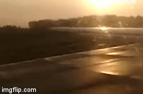 Video: Đâm phải đàn chim, máy bay Nga chở 233 người tiếp đất bằng bụng