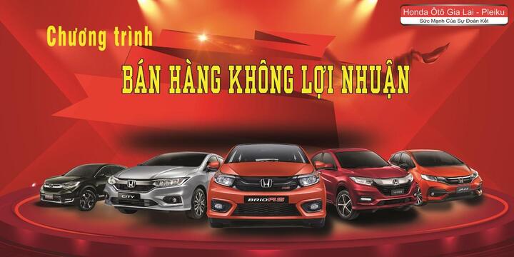 Chính sách bán hàng mới “gây sốc” của Honda Ôtô Gia Lai – Pleiku