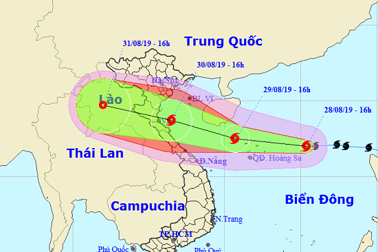 Tin tức dự báo thời tiết mới nhất hôm nay (29/8): Bão số 4 tiến sát đất liền