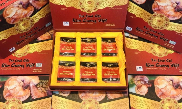 Trà Linh Chi Kim Cương Việt: Sản phẩm Trà chăm sóc sức khỏe đang được ưa chuộng hàng đầu hiện nay