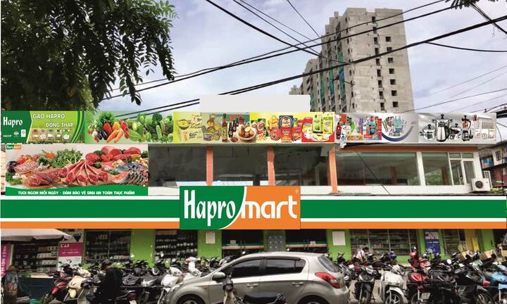 Siêu thị Hapromart Thành Công sắp có diện mạo mới 