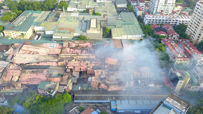 Vụ cháy Công ty Rạng Đông: Hà Nội lại khẳng định môi trường ở ngưỡng an toàn