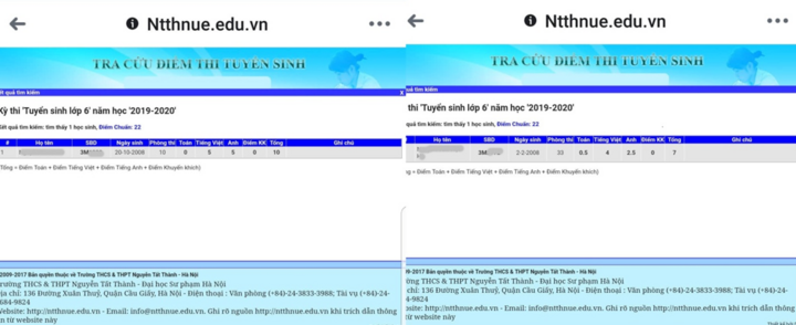  Trường THCS - THPT Nguyễn Tất Thành tuyển sinh như thế nào?