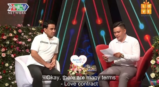 Soạn thảo hợp đồng tình yêu đến gameshow hẹn hò, chàng trai khiến cô gái