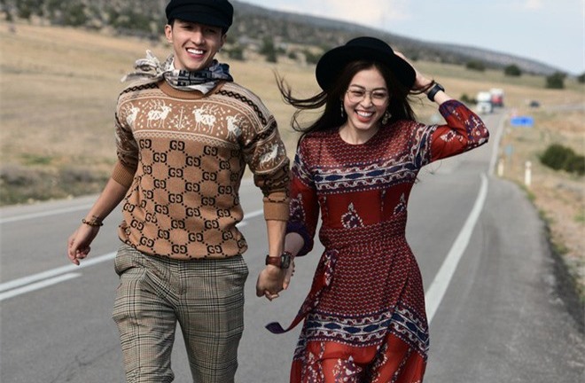 Á hậu Phương Nga mặc váy gợi cảm nhưng phản ứng của Bình An mới khiến nhiều người bất ngờ