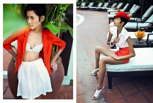 Hoàng Thùy khoe ảnh gầy như cò hương thời Vietnam next top đến Á hậu Hoàn vũ Việt Nam