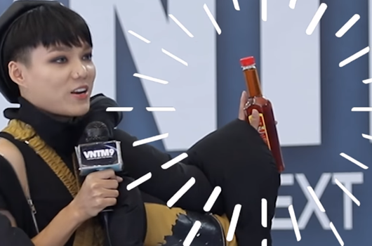 Video: Mâu Thủy được thí sinh Next Top tặng nước mắm