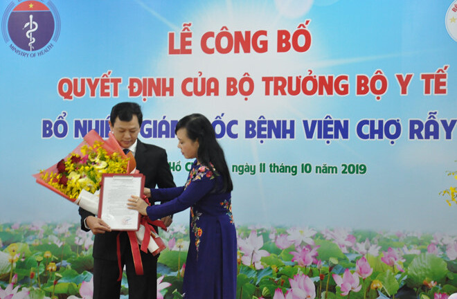 Bệnh viện Chợ Rẫy có giám đốc mới