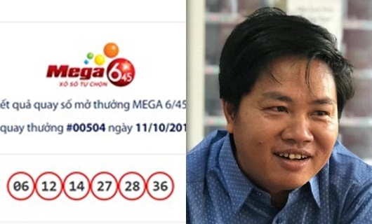 Trúng giải Jackpot gần 23 tỷ nhờ tờ vé số mua trong lúc đi công tác