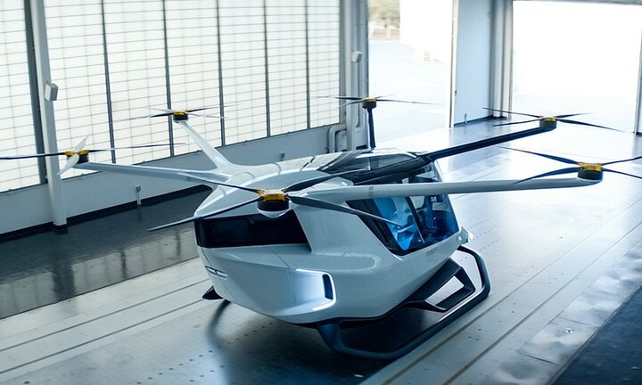 Taxi bay của Mỹ có thể bay xa hơn 600 km và cất, hạ cánh thẳng đứng