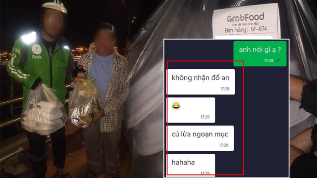 Shipper ở Đà Nẵng bị bom 13 suất cơm, tin nhắn của 