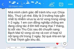 Thực hư thông tin virus 'viêm cơ tim' gây tử vong hàng loạt khiến người dân Hà Nội hoang mang