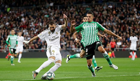 Hòa thất vọng trước Betis, Real Madrid vuột cơ hội trở lại ngôi đầu bảng