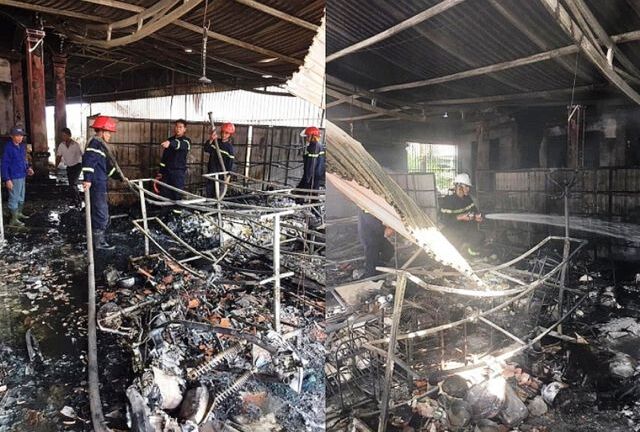 Nghệ An: Cháy cửa hàng tạp hóa lúc giữa trưa, thiệt hại gần 2 tỷ đồng