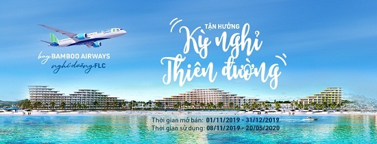 Tận hưởng kì nghỉ thiên đường cùng combo bay - nghỉ dưỡng của Bamboo Airways 