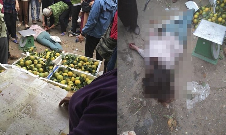 Mặc cả mua bưởi không thành, khách mua hàng bị tiểu thương chém ngay tại chợ