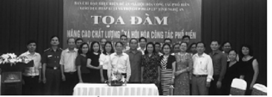 Hội Luật gia tỉnh Nghệ An tổ chức hội nghị tập huấn và tọa đàm