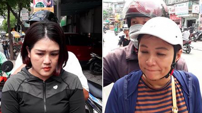 Nhóm hiệp sĩ quận Tân Bình truy bắt 2 ‘nữ quái’ trộm điện thoại trong cửa hàng quần áo 