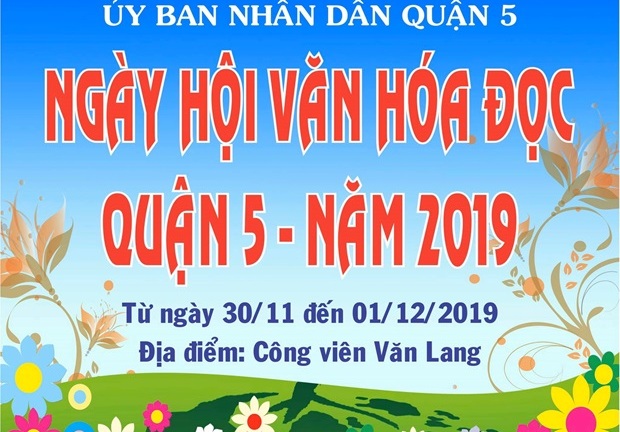 UBND quận 5 (TP.HCM) tổ chức “Ngày hội văn hóa đọc” phục vụ người dân