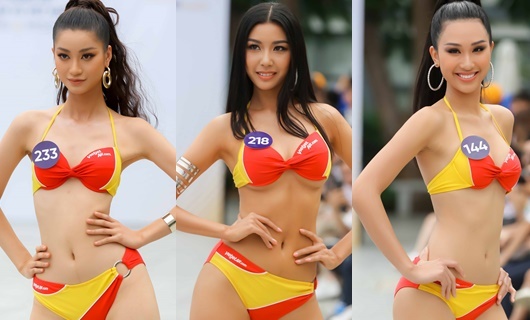 Top 45 Hoa hậu Hoàn vũ Việt Nam khoe vóc dáng quyến rũ trong phần thi Người đẹp biển