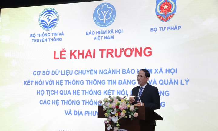 Khai trương cơ sở dữ liệu bảo hiểm xã hội kết nối với thông tin hộ tịch 