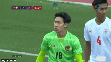 Video: Thủ môn U22 Myanmar sững sờ trước màn mở tỷ số sau 18 giây của Campuchia