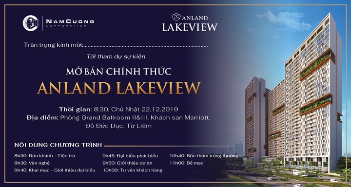 Anland Lakeview: Lễ mở bán chính thức được tổ chức 