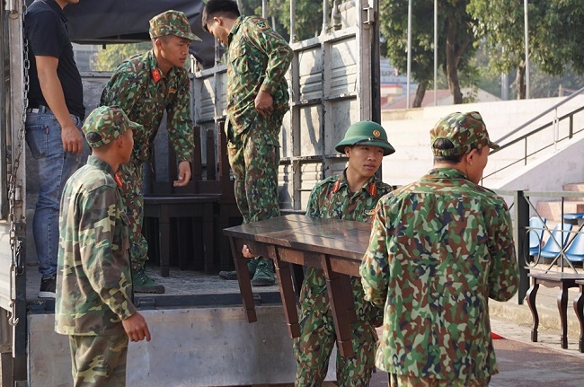 Cận cảnh sân vận động diễn ra phiên xét xử vụ nữ sinh giao gà bị sát hại ở Điện Biên