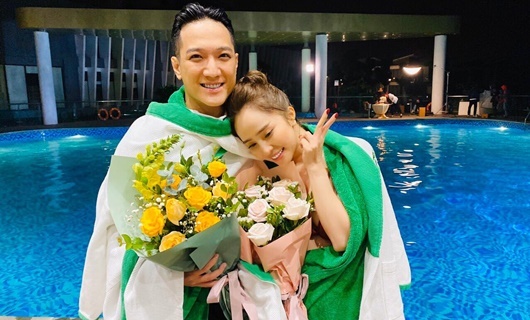 Quỳnh Nga chê Chí Nhân đàn ông mà… kém trong hậu trường phim “Sinh tử”