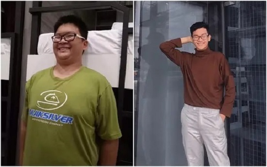 Lột xác từ chàng mập thành soái ca, nam sinh nổi tiếng khắp mạng xã hội