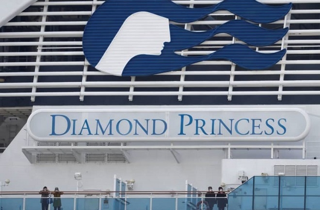 Nhật Bản xác nhận 2 hành khách nhiễm Covid-19 trên tàu Diamond Princess tử vong