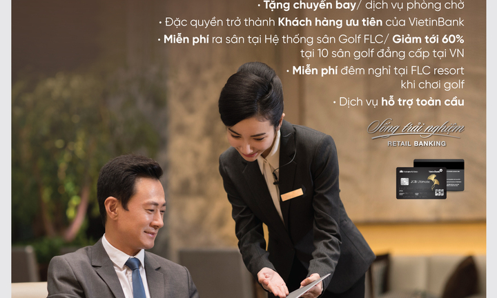 “Quyền năng” của tấm thẻ VietinBank JCB Ultimate Vietnam Airlines 