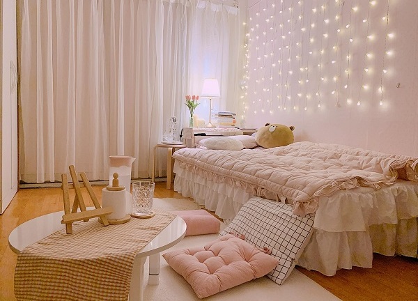 9X đầu tư 15 triệu 'lột xác' phòng trọ cũ thành căn hộ tone hồng xinh muốn xỉu