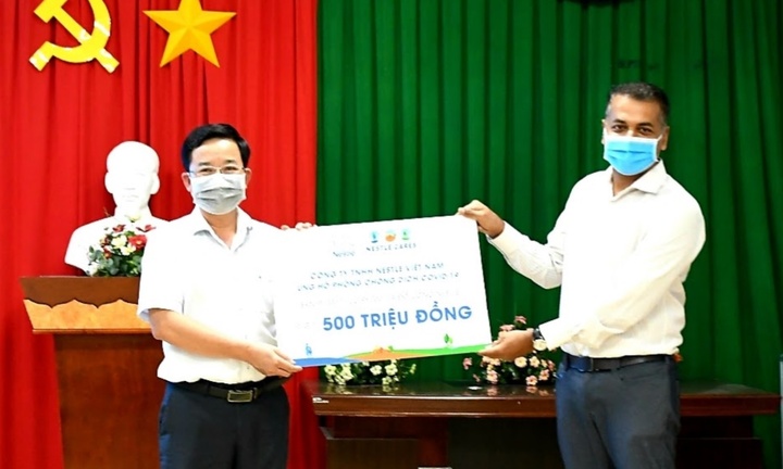 Nestlé Việt Nam hỗ trợ 12 tỷ đồng chống dịch Covid-19 