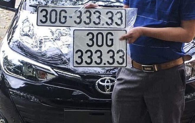 Bốc được biển “ngũ quý 3”, chủ xe Toyota Vios được gạ bán giá 3,3 tỷ đồng