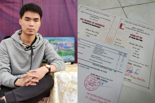 Choáng với bảng điểm toàn A của nam sinh đại học Bách khoa