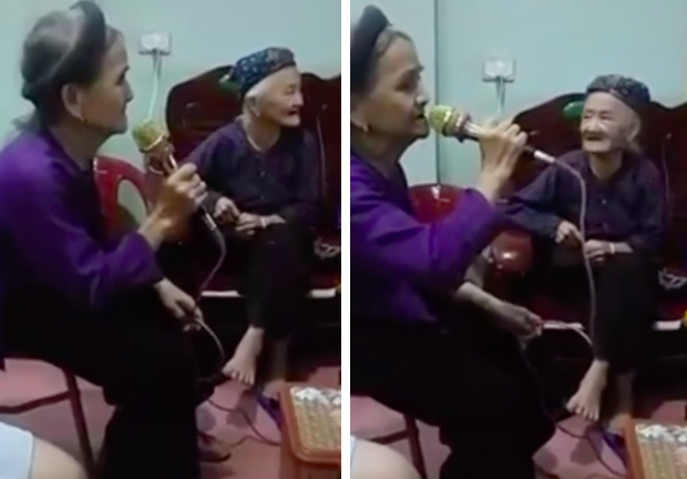 Video: Cụ bà U90 hát karaoke khiến ai cũng phải 
