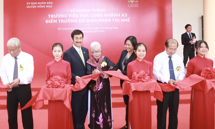 Trọn vẹn niềm vui ngày khánh thành trường tiểu học Long Khánh A3 – Điểm trường cô giáo Phan Thị Nhế