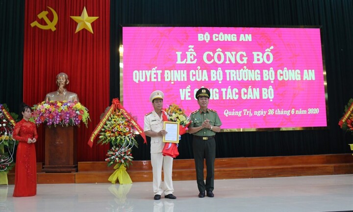 Phó giám đốc Công an Thừa Thiên Huế được bổ nhiệm làm Giám đốc Công an Quảng Trị