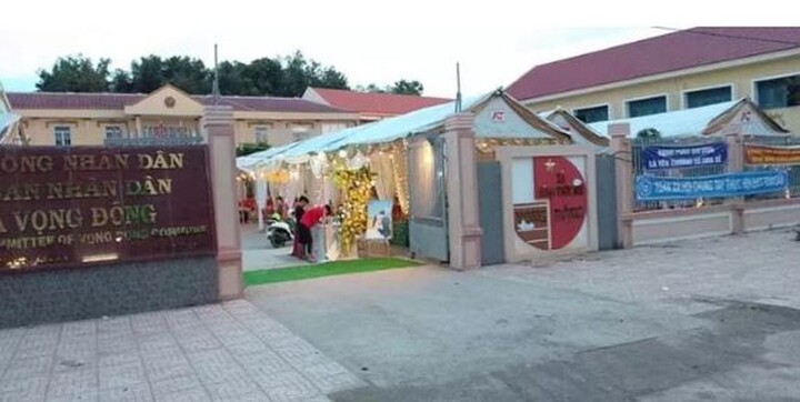 Vụ cán bộ mượn sân UBND tổ chức đám cưới: Chủ tịch xã lên tiếng