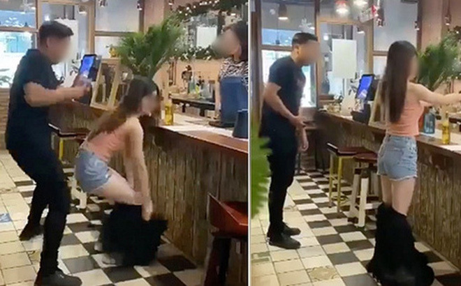 Đứng ở quầy thu ngân, gái xinh có màn tút váy bất thình lình, biết được lý do ai cũng