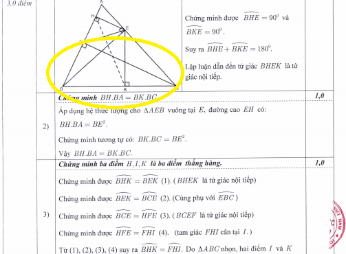 Đáp án và thang điểm chính thức đề thi các môn vào lớp 10 THPT tại Hà Nội